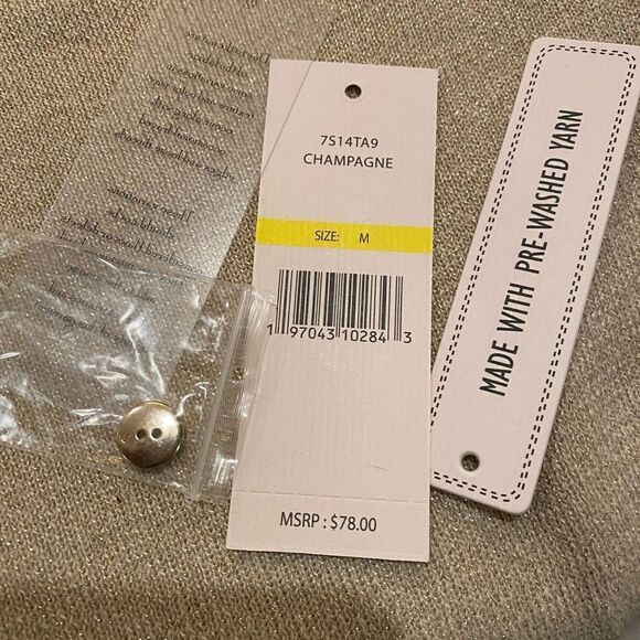 Nanette Lepore champagne sweater Size M - Picture 8 of 9